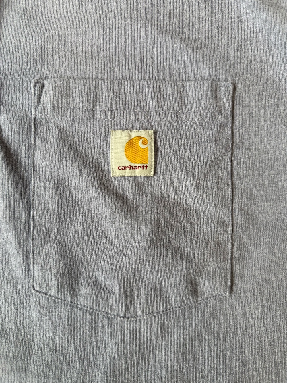 Women’s Carhartt Light Blue Short-Sleeve Henley Pocket Tee size small - Picture 4 of 9